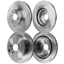 Disc Brake Rotor Set For 2018 Subaru Forester Front and Rear