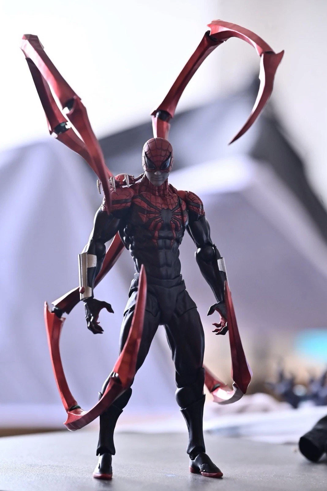 Mess Toys Superior Neighbor Spiderman Octopus Spider 1/12 Action Figure US STOCK image 19