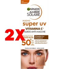 2 x AMBRESOLAIRE Gesichtsfluid LSF50+ Anti-Flecken mit Vitamin C 40 ml
