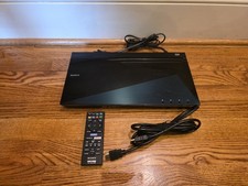 Sony BDP-S5100 3D Blu-Ray Player Genuine Sony Remote + HDMI Cable Tested