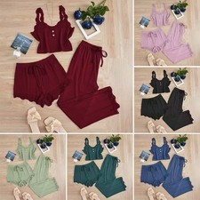 Elegant Lace Lingerie Set In Black With Cami, Shorts Robe For Women A002
