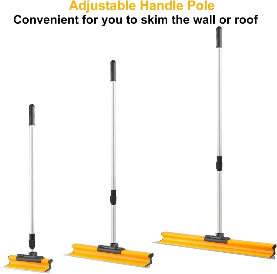 脱脂刀片套装,干墙工具带 12 英寸 + 22 英寸 + 32 英寸不锈钢刀片 + Adju — 第 3/4 张图片