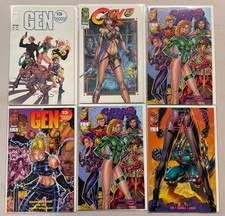 Gen 13 Mixed Lot Of 6 Early J Scott Campbell Jim Lee Image Comics