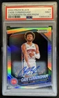 2024-25 Panini Prizm Black Cade Cunningham Auto Silver Prizm #8 Pistons PSA 9