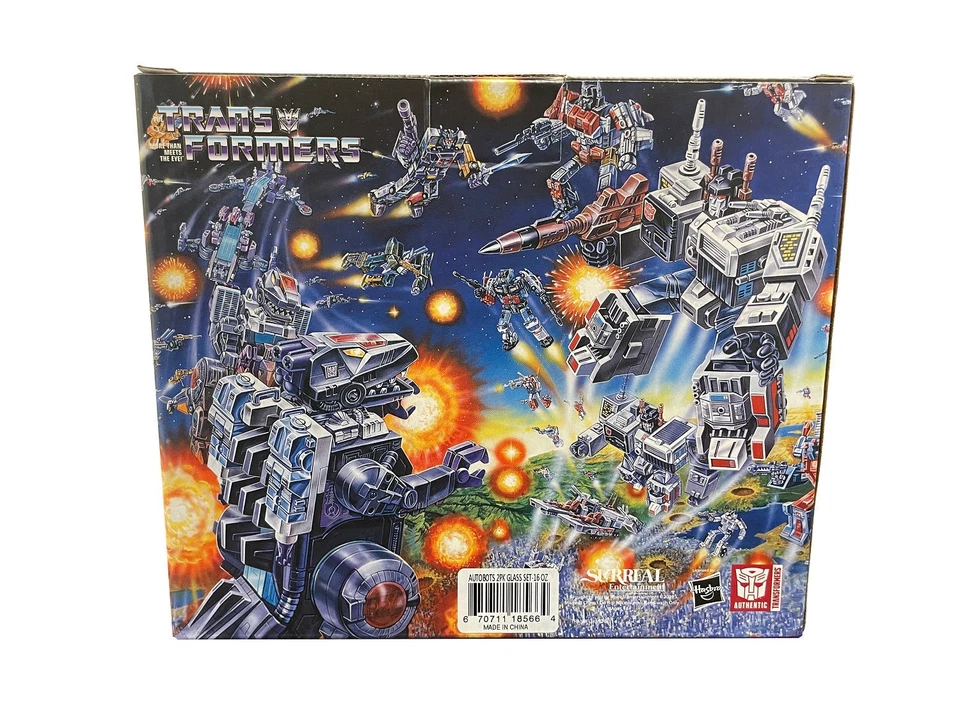 Transformers Decepticons Megatron y Soundwave paquete de 2 vasos de pinta juego Foto 4 de 4