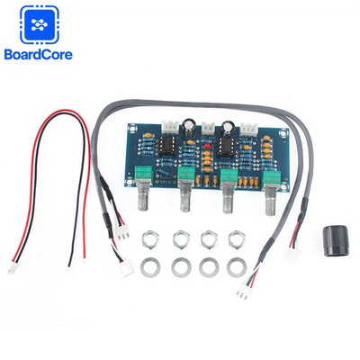 XH-A901 Dual Channel Tone Control Board Adjustable Bass Mid Treble DC12V-24V