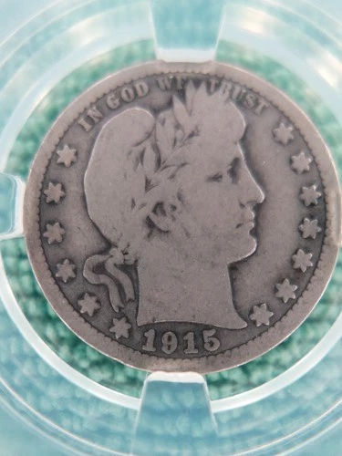 1915-D 25C Barber Quarter Silver, Nice Coin