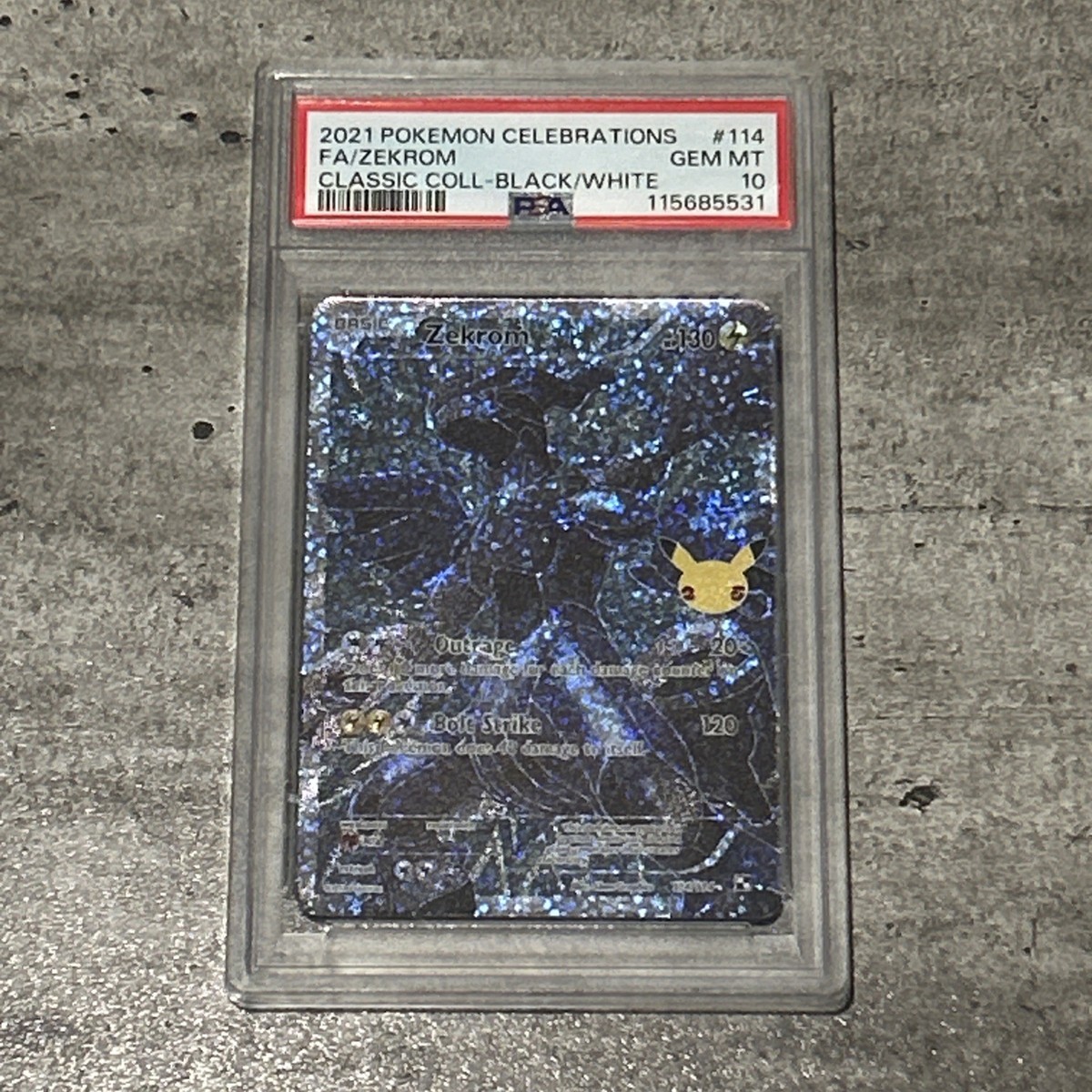 Pokemon TCG: Zekrom 114/114 25th Celebrations: Classic Collection