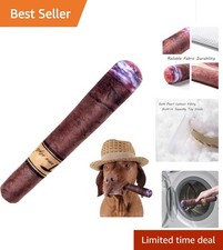 Funny Interactive Dog Toys - Cigar Design Plush Squeaky Pet Toys Grinding Teeth