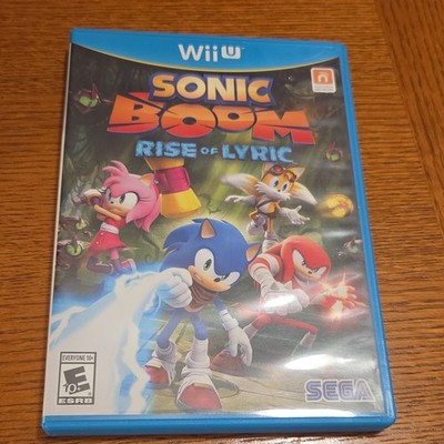 SEGA Sonic Boom Rise of Lyric Nintendo Wii U Manual Included