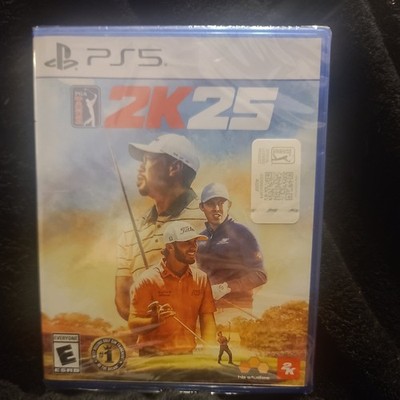 New Sealed PGA Tour 2K25 PlayStation 5 Tear in shrink and disc loose in case