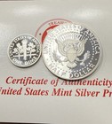 2003 S Silver Proof Kennedy Half + Roosevelt Dime– 90% Silver – Pull From Set — photo 2