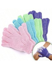 Exfoliating Shower Gloves Body Scrub Bath Mitt Dead Skin Remover 1-8PCS