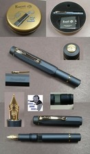 Kaweco AL Sport Kolbenfüllfederhalter Füllfederhalter in blau
