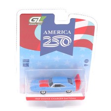 Greenlight 1969 Dodge Charger Daytona American 250 1:64 Diecast Anniversary S 18