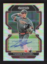 Tanner Schobel 2022 Panini Prizm Draft Picks Base Autographs Silver Auto #PDP68
