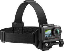 2-In-1 Quick Release Adjustable Head Strap Mount for Action Cameras