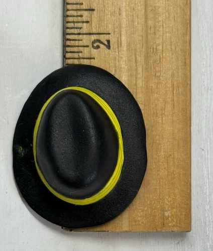 ACTION FIGURE ACCESSORY Slick's Black Hat (1988 Series 5) LJN WWF