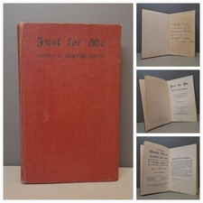 Vintage Christian Book Religous JUST FOR ME or HELP FOR YOUNG DISCIPLES 1925