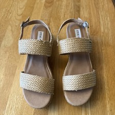 Steve Madden Glynis Platform Sandals Sz B553