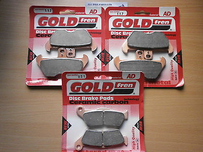 AHL Front & Rear Brake Pads Set for BMW R1100RT R1100 RT 1994-2001 AHL Front & Rear Brake Pads Set for BMW R1100RT R1100 RT 1994-2001