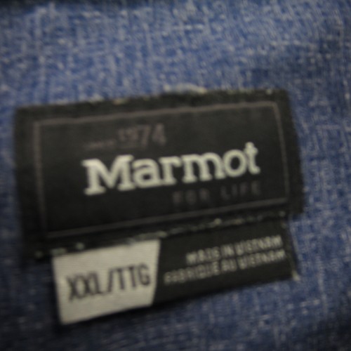 Marmot Shirt Mens 2XL Long Sleeve Button Up Regular Fit Pocket - Picture 4 of 11