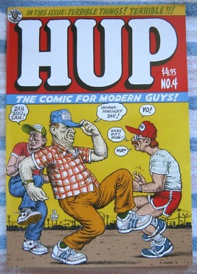 HUP #4 R Crumb comics 2014 VF/NM Crumb vs Trump heavy stock B&B free ship