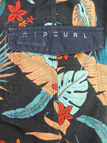 RIP CURL Boy’s 7 Navy Blue Swim Trunks Bathing Suit Board Shorts Cargo Pocket - Picture 4 of 7