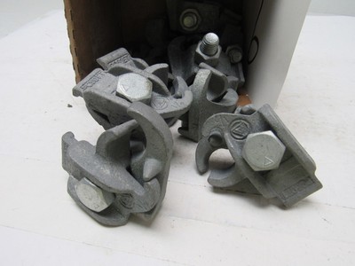 Appleton PC50ET 1/2'' Malleable Iron Edge Clamp to Conduit Clamp Lot of 9