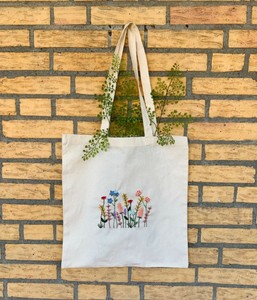 embroidered tote