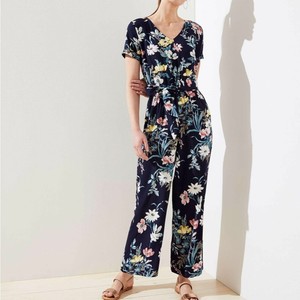 loft navy jumpsuit