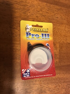 Quaker Boy Hunter's First Choice Pro-III Turkey Mouth Call