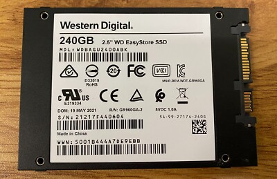 WD EasyStore 240GB 2.5
