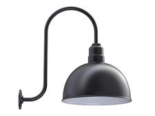 The Hollywood Bowl Upward Sloping Gooseneck Barn Light