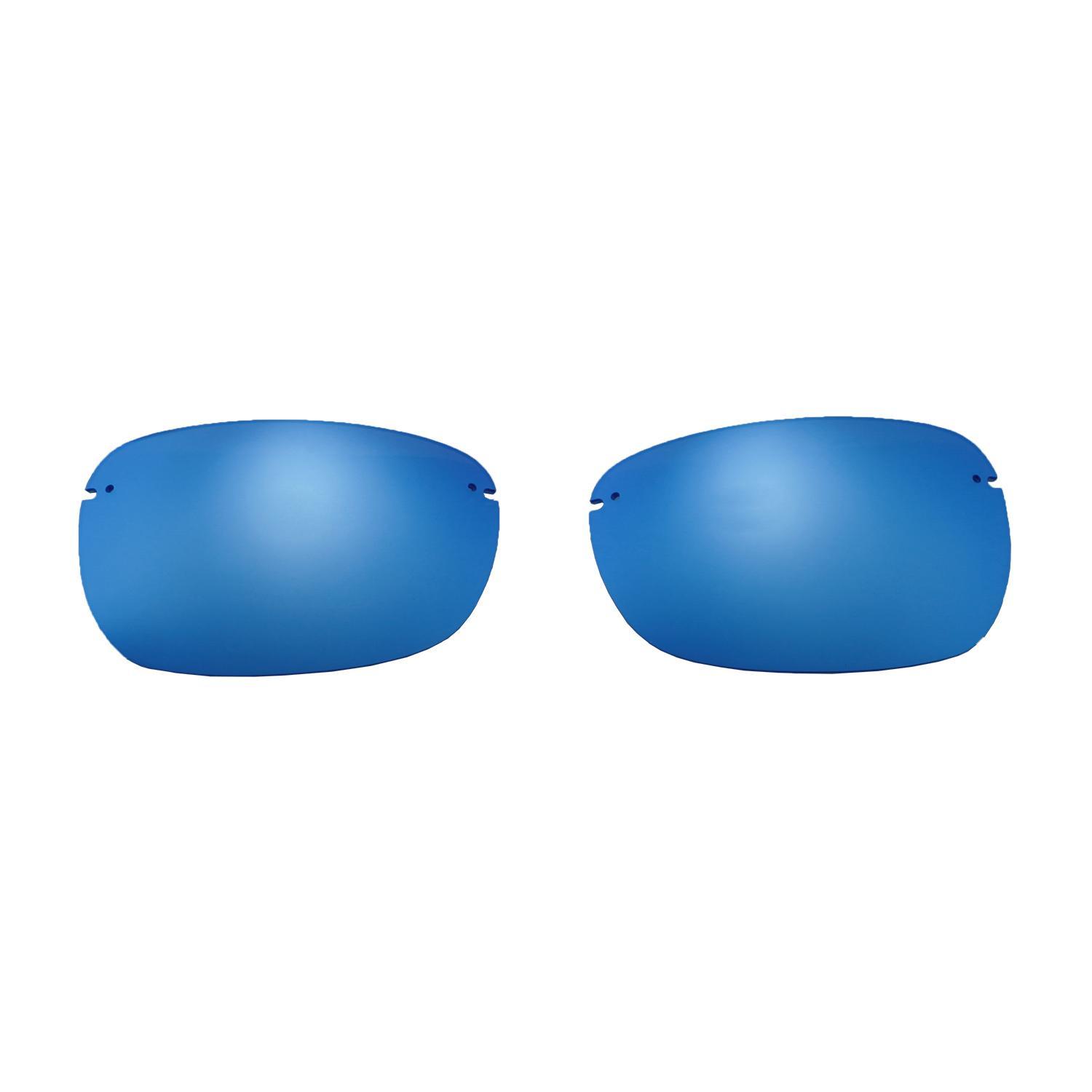 Walleva Polarized Ice Blue Replacement Lenses For Maui Jim Sandy Beach