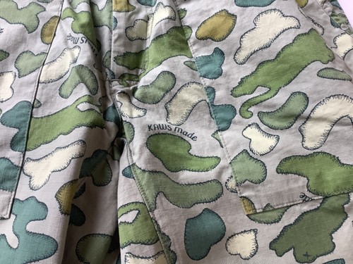 Authentic human made x kaws kaws made shorts men’s M olive Nigo new - Picture 2 of 6