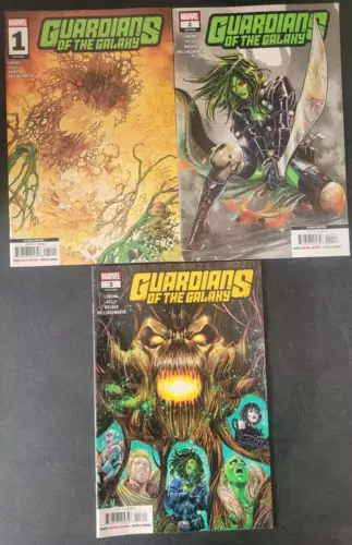 GUARDIANS OF THE GALAXY #1 2 3 (2023) MARVEL COMICS SET OF 3 ISSUES! VARIANTS!