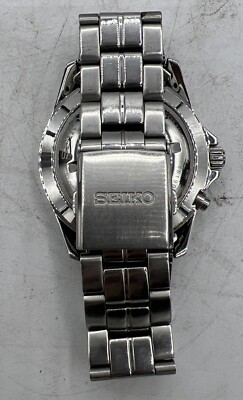 Seiko SKA581 Kinetic Blue Dial Date Stainless Steel Silver Tone