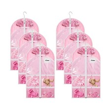 6 Pcs Kids Dance Costume Garment Bag Garment Bags for Hanging Clothes Clear G...