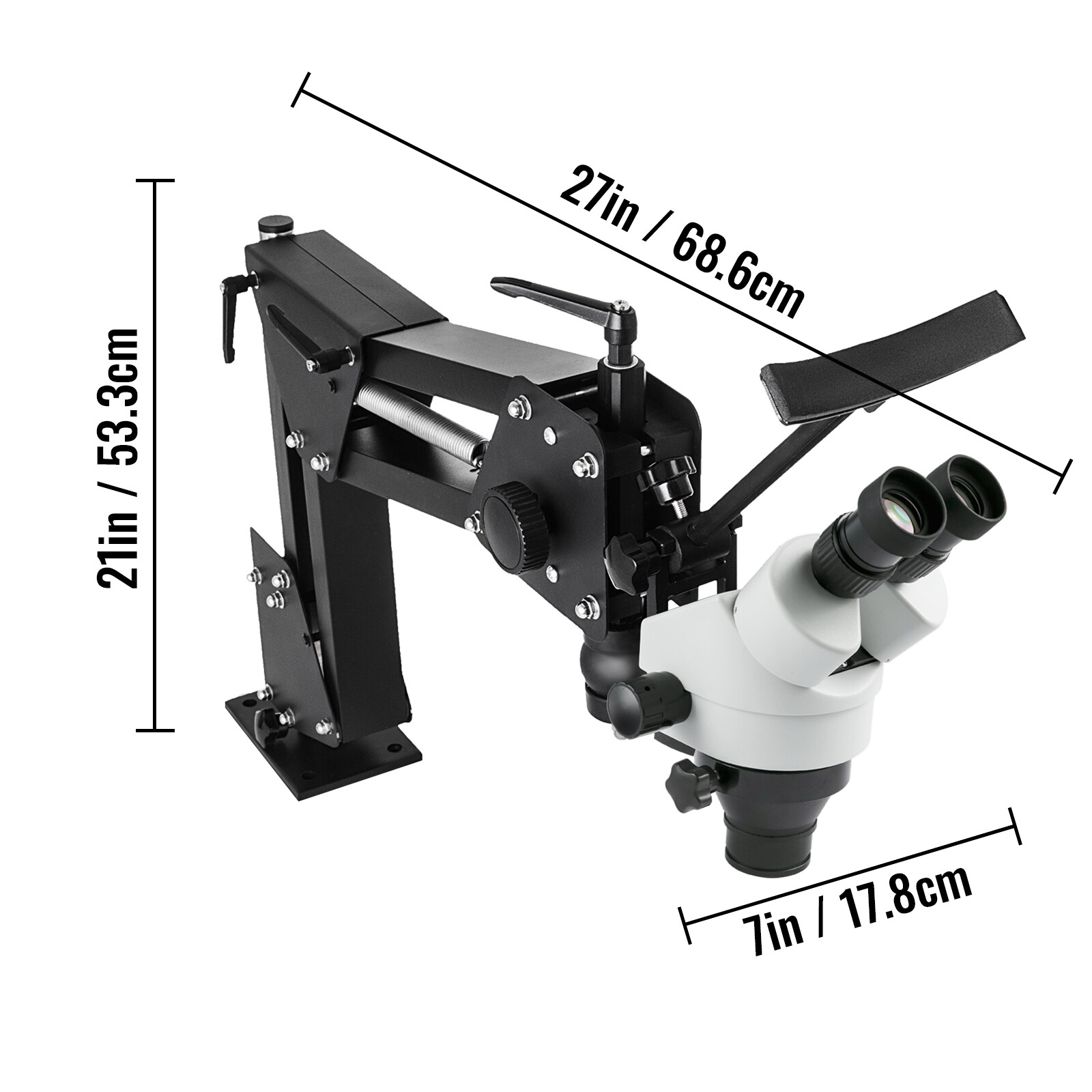 Microscope bijoux outil micro-réglage multidirectionnel pour miroir micro marqueté