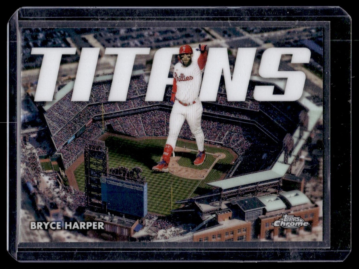 2023 Topps Chrome Titans Bryce Harper Philadelphia Phillies #CT-2