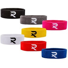 Sport Sweat Head Band Sweatband Stretch Cotton Squash Tennis Hair Fitness Raquex