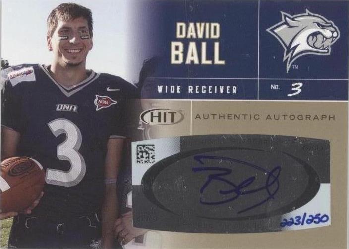 2007 SAGE Hit - Autographs David Ball #A30 Gold /250 (AU, RC) for sale ...