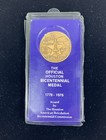 Official Houston Texas Bicentennial Bronze Medal 1776-1976 Collectible — photo 4