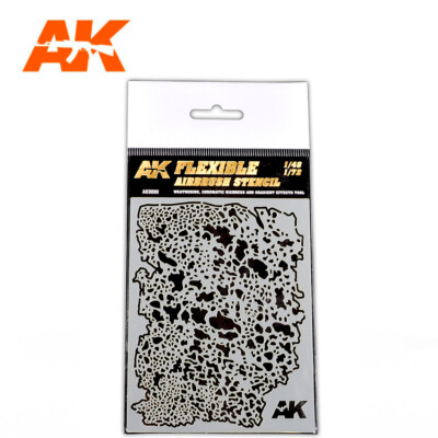 AK-Interactive Flexible Airbrush Stencil for 1/48, 1/72 Scale Models