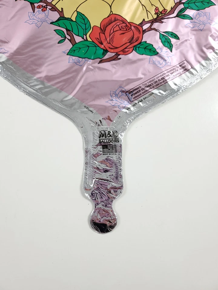 Vintage M & D Mylar Helium Balloon Disney Character Beauty Beast Princess Belle - Image 4 of 4