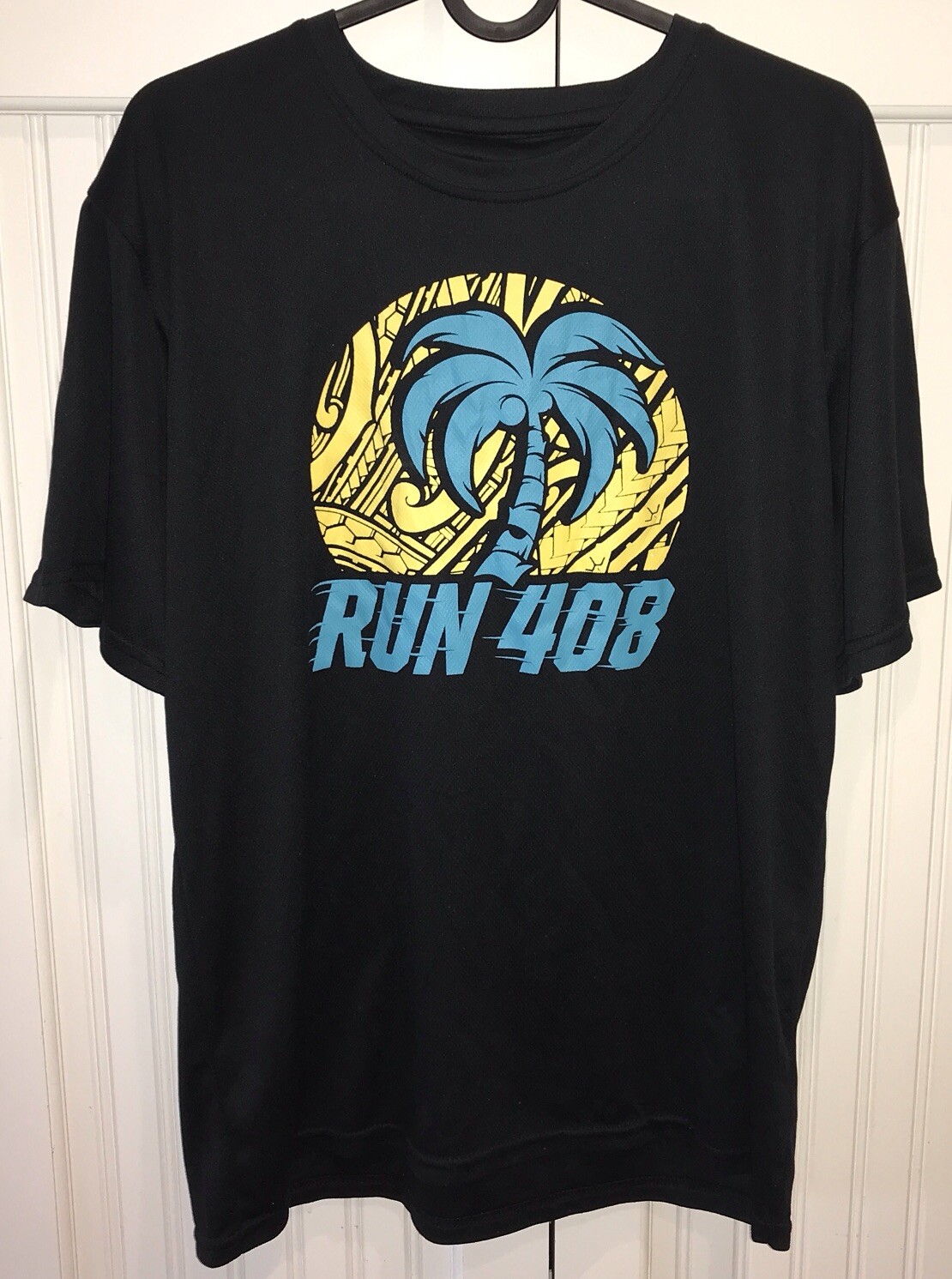 FILA T shirt RUN 408 2018 San Jose Race To The Row vestibilità asciutta taglia media