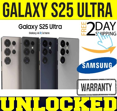 SAMSUNG GALAXY S25 ULTRA - 256GB 512GB 1TB SM-S938U1 (FACTORY