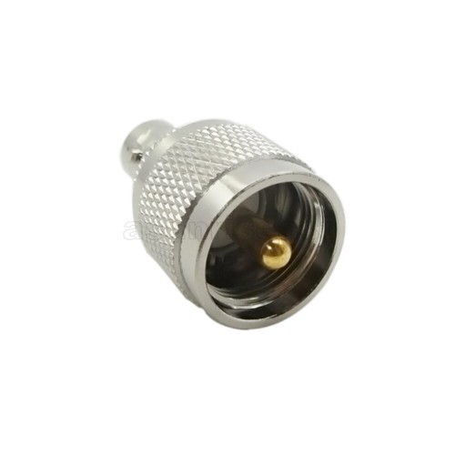 RF Coaxial Adapter UHF PL259 Male to BNC Female Converter Coax Connector UHF-BNC - Picture 3 of 6