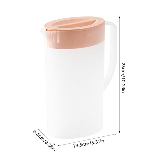 1pcs Juice Pitcher with Lid Large Drinking Water Dispenser Kettle Home V - Picture 13 of 25